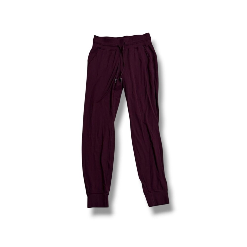 Lululemon Ready to Rulu High Rise Joggers Womens 6 Burgundy Soft Sweatpants